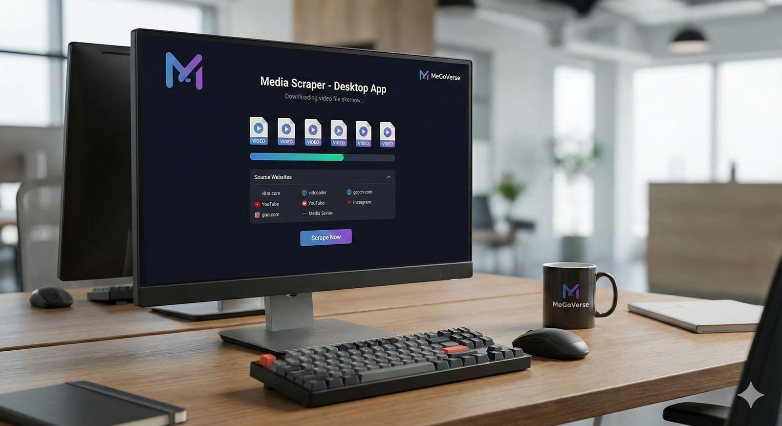 Media Scraper - Desktop Application